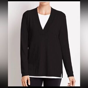 J. Jill 100% Cashmere V-neck Sweater Tunic 
size Small